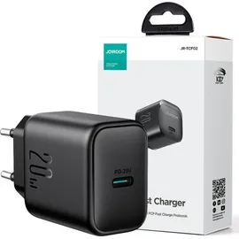 Joyroom JR-TCF20 USB-C PD 20W Ladegerät Schwarz