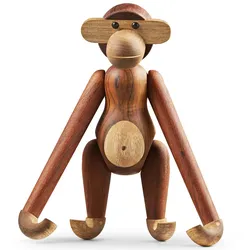 Kay Bojesen - Holz-Affe groß, Limbaholz / Teakholz