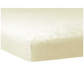 Traumschlaf Spannbettlaken Biber 120 x 200 - 130 x 200 cm beige
