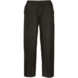PORTWEST Klassische Regenhose 210 g/m2 S441 Schwarz L