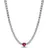 Pandora Strahlenkranz Herz Choker Silber/Kristall