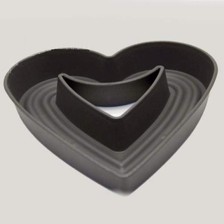 Amora Pflanzherz offen, Kunststoff Grau Anthrazit, Herz Grabbepflanzung. Durchmesser 45 cm