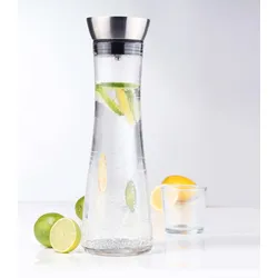 HI Wasserkaraffe mit Ausgießer Transparent 1,2 L