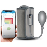 pulox by Viatom AirBP Blutdruckmessgerät (Blutdruckmessgerät Oberarm mit Bluetooth und iOS Android App für den