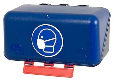 Minibox für Atemschutz, blau - blau