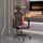 vidaXL Gaming-Stuhl Kunstleder Orange