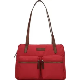 GREENBURRY Schultertasche Nylon 35x24cm "Emily" rot | Rot