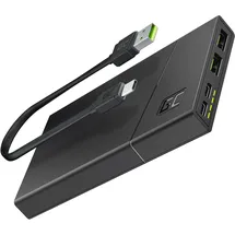 Green Cell GC PowerPlay10S Powerbank 10000 mAh Quick Charge 3.0, USB PD LiPo Schwarz