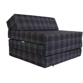 FORTISLINE Klappmatratze 200 x 70 x 10 cm H2 Polyester/Leinen