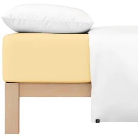 schlafgut Pure Baumwolle 90 x 190 - 100 x 220 cm yellow mid