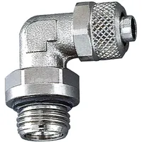 Riegler Winkel-Einschraubverschraubung, drehbar, G 1/4 a., Schlauch 6/4