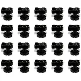 SOTOOLS Sockelfuß 20er Set 90 mm – schwarz – Kunststoff – verstellbar – Stabile Sockelfüße 90 mm – einfache Höhenverstellung, je 500 kg hohe Tragkraft, große Standfläche – Möbelfuß