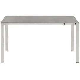 OUTLIV. Rimini Ausziehtisch 140/178,5/210x70cm Edelstahl/HPL Hellgrau