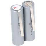 AccuCell Akku passend für Haarschneider 2,4 Volt NiMH Mignon AA typ. 2200mAh, 49x15x28mm