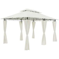Pavillon Topas Creme 3x4m UV-Schutz 50+