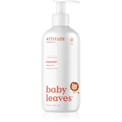 Attitude Baby Leaves Pear Nectar natürliche Baby-Bodylotion 473 ml