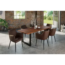 möbelliebling Esstisch 240 x 77 x 100 cm braun