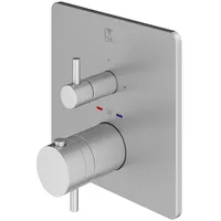 Mariner Eden coaxial square Thermostat eckig chrom gebürstet (EDE2803-CS)