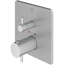 Mariner Eden coaxial square Thermostat eckig chrom gebürstet (EDE2803-CS)
