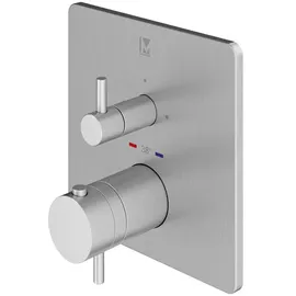 Mariner Eden coaxial square Thermostat eckig chrom gebürstet (EDE2803-CS)