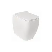Kludi RESA C Spiralflush-Stand-WC 52 cm, Universalförmiger Abfluss Weiß