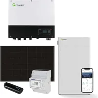 Growatt 10kWp PV Komplettanlage mit Glas Glas Modulen und