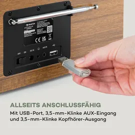 Auna Silver Star Mini Two Internet silber