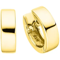 Paar Creolen BRUNO BANANI "Schmuck Geschenk Silber 925 Ohrschmuck Ohrringe Gold + Silber", gold (gelbgoldfarben), Ohrringe, Damen, Silber 925 (Sterlingsilber)
