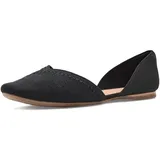 TOMS Gemma D'orsay Black Heritage Canvas-Leder-Stickerei, 42.5