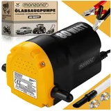 monzana Ölabsaugpumpe elektrisch 12V Kunststoff 5 l/min rot