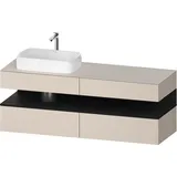 Duravit Waschtischunterschrank wandhängend „Qatego“ 160 × 60 × 55 cm