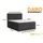 dein schlaf 24 BOXBETT DARO 160/200 in Velour/Cord Anthrazit - Dunkelgrau