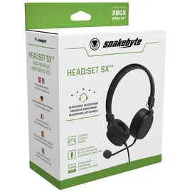 Snakebyte HEAD:SET SX Gaming-Headset - schwarz/grün 40mm - Schwarz