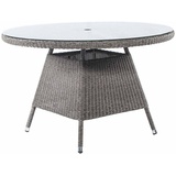 Alexander Rose MONTE CARLO Tisch mit Glasplatte, rund Ø 120 cm