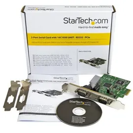 Startech StarTech.com 2 Port PCI Express Serial Card Kontrollerkarte