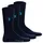 U.S. Polo Assn. Business-Socken 3er Pack Blau 43-46
