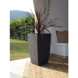 Pflanzen Kölle Diva Basalt 43,5 x 43,5 x 78,2 cm Grau