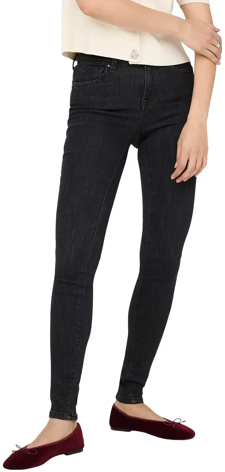 ONLY Power Push Up Jeans in Dunkelgrau-L-L30