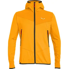 Salewa Agner Hybrid Polarlite/Durastretch Kapuzenjacke Herren Turmeric Melange L