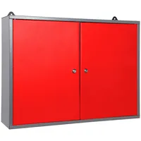Ondis24 Hängeschrank ONDIS24 "Ben", rot, B:80cm H:60cm T:20cm, Schränke, Hängeschrank, 2-türig, abschließbar