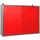 Ondis24 Hängeschrank ONDIS24 "Ben", rot, B:80cm H:60cm T:20cm, Schränke, Hängeschrank, 2-türig, abschließbar
