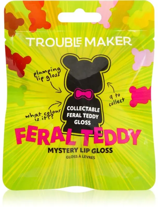 Trouble Maker Feral Teddy Mystery Plumping Lip Gloss Lipgloss mit vergrößerndem Effekt 1.1 ml