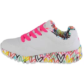 SKECHERS Uno Lite Kinder Weiß/Pink 29