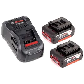 Bosch GSB 18V-21 inkl. 2 x 5,0 Ah + Ladegerät + L-Boxx