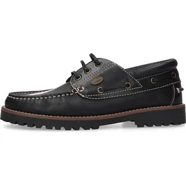 Dockers by Gerli Herren Bootsschuhe, Männer Bootsschuhe,Mokassins,Sommerschuhe,Boat-Shoes,sportlich,Segelschuhe,docksider,schwarz,41 EU - 41
