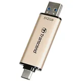 Transcend JetFlash 930C 512 GB gold USB 3.2
