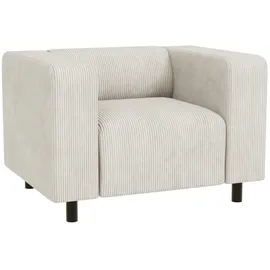 s-style möbel Sessel Gustav Cord 72 x 71 x 70 cm Beige