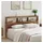 vidaXL Kopfteil mit Regal Altholz 200 x 17 x 102 cm Holzwerkstoff
