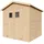 TIMBELA Gartenschuppen M351 1,99 x 1,99 m Beige