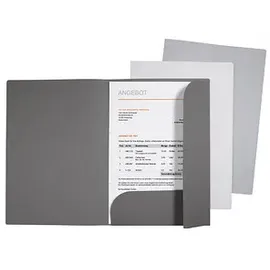Veloflex Präsentationsmappe Grey Elegance A4 Grau/Beige 3 St.